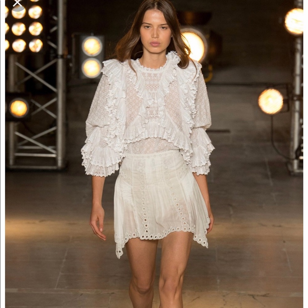 ISABEL MARANT MAIN LINE NOT ETOILE 2018 WHITE TOP